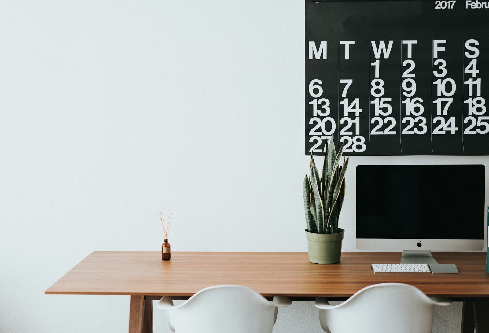 Schreibtisch im Arbeitsbereich